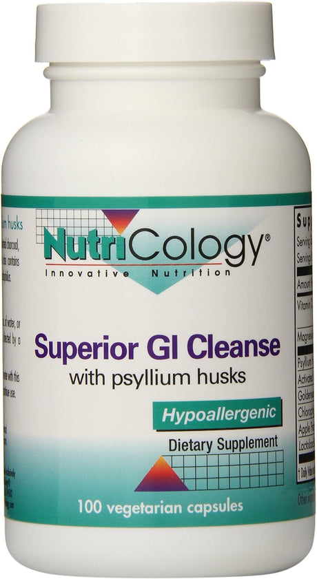 Nutricology Superior Gi Cleanse, Vegicaps, 100-Count