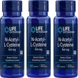 Life Extension N-Acetyl-L-Cysteine 600 Mg 60 Capsules - 3 Pack