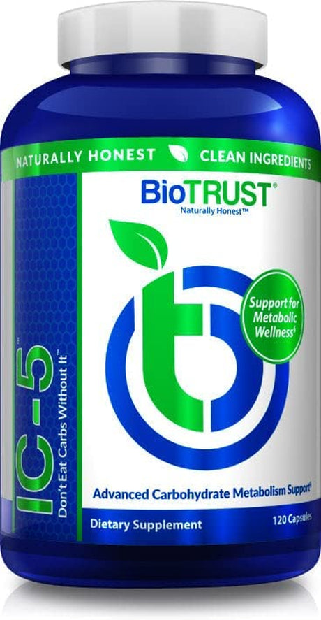 Biotrust IC-5 Keto and Carb Management Supplement, Metabolic Support for Ketosis, Supports Keto, Low Carb and Paleo Lifestyle (60 Servings)