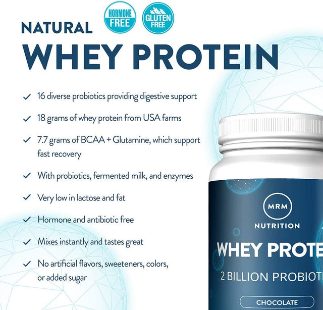 MRM - Natural Whey - Premium Whey Protein Vanilla 5 Lbs