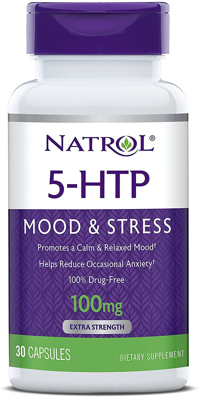 Natrol 5-HTP 100 Mg Capsules 30 Ea (Pack of 3)
