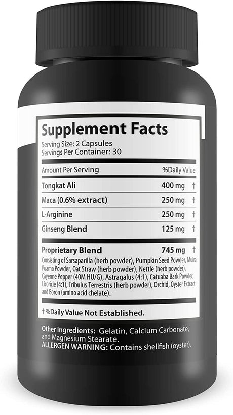 Max Ultra T-Booster - Natural Testosterone Support - Support Improved Blood Flow - Muscle Growth Formula - Muscle Building & Testosterone Support Formula for Recovery - Stamina - Endurance - Growth