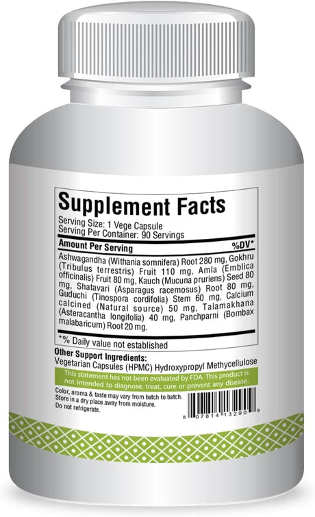 Herbsforever Male Forty plus Capsules – Male Supplement – Promotes Energy and Strength – 90 Capsules
