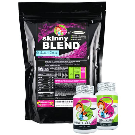 - Quick Body Tone Kit | Best Tasting Skinny Blend Protein Shake, Complete Management Supplements for Women | Quick Results, Great for Energy Boost, Cleanse, Detox, Guaranteed | 30 Day System (Cookies N Cream)