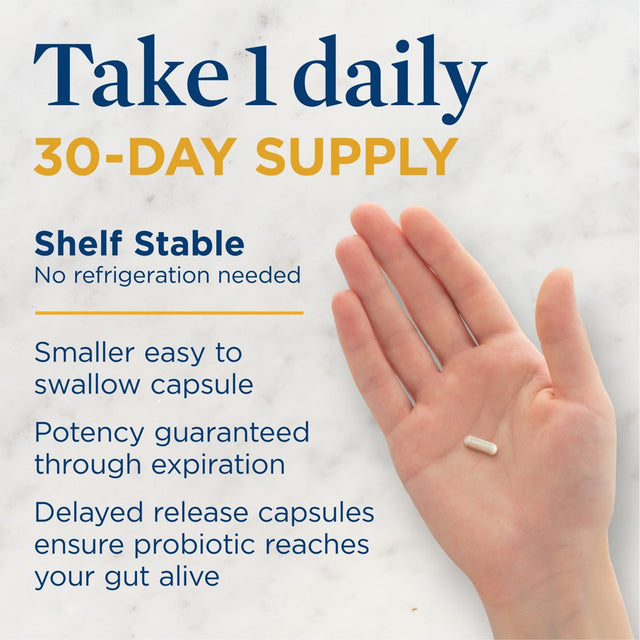 Renew Life Everyday Probiotic Capsules, 30 Count