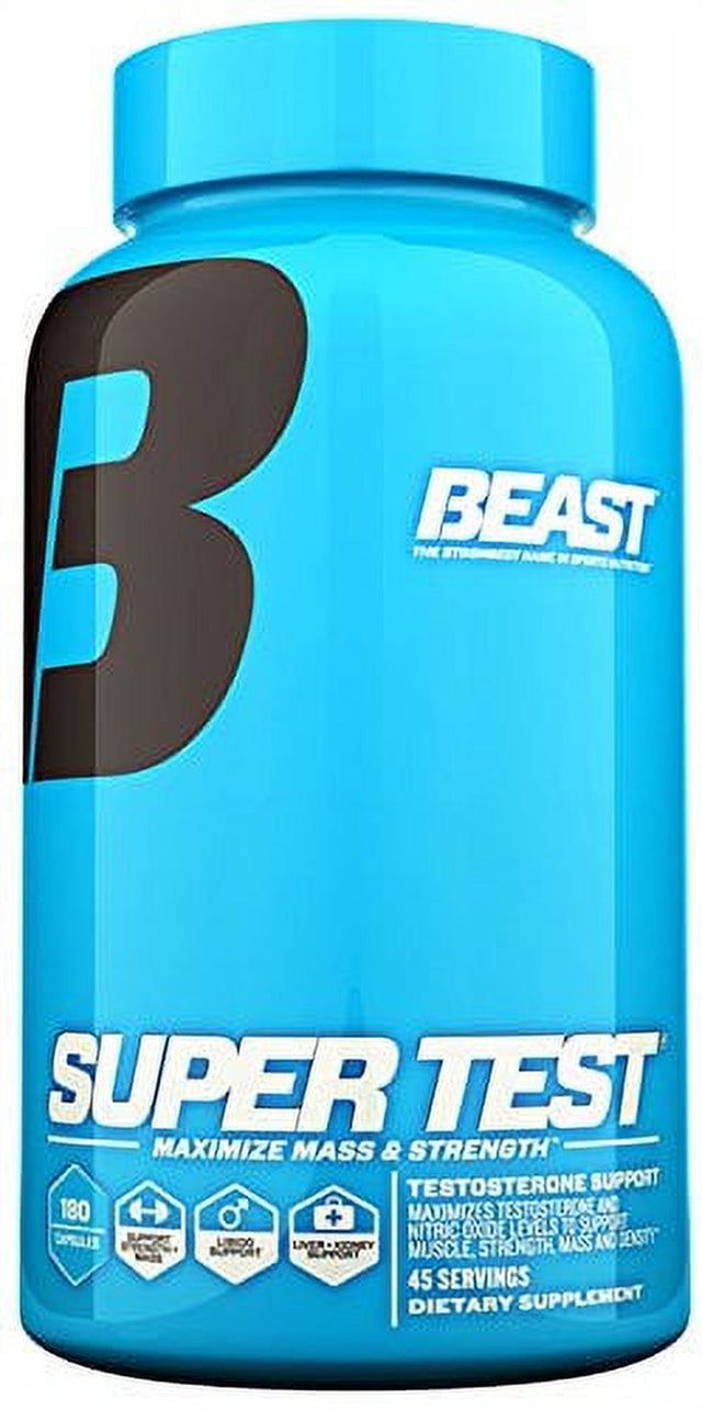Beast Sports Nutrition - Super Test Strength Anabolic Complex - 180 Capsules