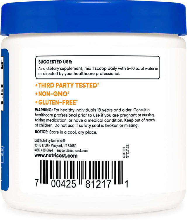 Nutricost Agmatine 100 Grams - Pure Agmatine Powder 100 Servings (Agmatine Sulfate)