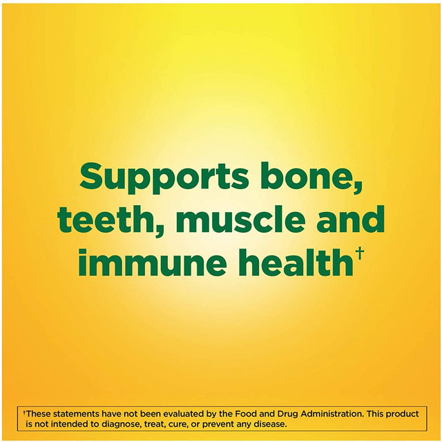 Nature Made Vitamin D3 2000 IU Tablets 100 Ea (Pack of 2)