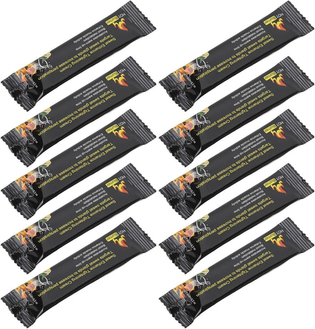 Sweat Workout Enhancer, 10Pcs Soothe Muscles Comfortable Easy Applying Belly Burning Cream for Gym