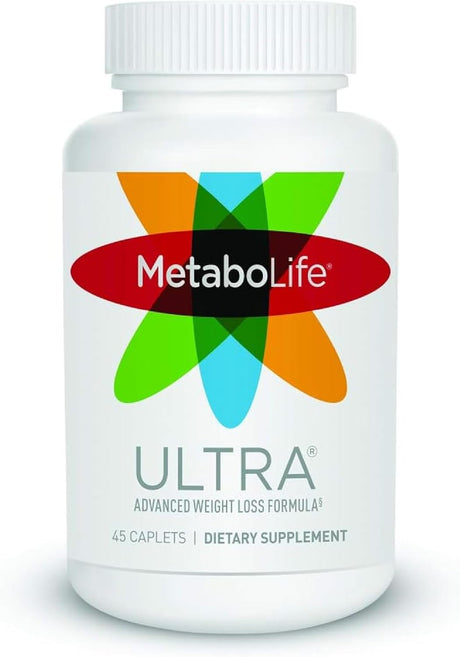 Metabolife Ultra - Dietary Supplement - Hunger Supplement for Women & Men - 800 Mg, 45 Caplets