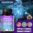 KENOFOR Probiotic Capsules with Lactobacillus Acidophilus, Powerful Antioxidants to Support Skin, Cardiovascular, Digestive, Immune and Respiratory Health