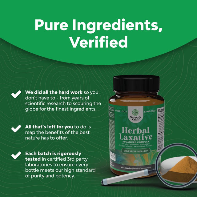 Natural Laxative and Gut Health Supplement - Psyllium Husk Powder Cascara Sagrada Senna Laxative and Lactobacillus Acidophilus Probiotic Supplement - Colon Cleanser & Detox for Weight Loss