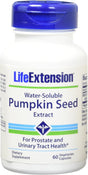 Life Extension Water-Soluble Pumpkin Seed Extract 60 Vegetarian Capsules (Pack of 2)