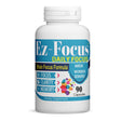 Ez-Focus Daily Focus Brain Booster Supplements for Adults, Men, Women & Seniors- Memory Supplement for Brain Focus & Clarity, Brain Vitamins Elevate Brain Function - 90 Brain Health Capsules