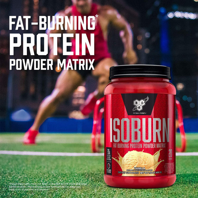 BSN ISOBURN, Lean Whey Protein Powder, Fat Burner for Weight Loss with L-Carnitine - Chocolate Milkshake, (20 Servings), 1.32 Pound (Pack of 1)