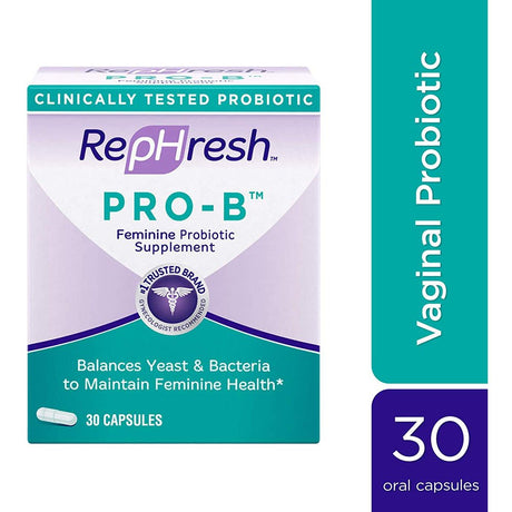 Rephresh Pro-B Probiotic Feminine Supplement 30 Capsules (For Female)