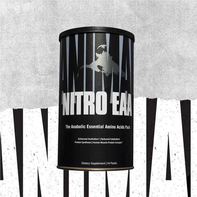 Animal Nitro – Essential Animo Acids with BCAA Supplement – Recover and Grow Muscle – Turn Your Muscles Anabolic after Your Workout – 44 Packs (AN-NI-044-01)
