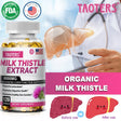 TAOTERS Milk Thistle Extract Capsules, Advanced Liver Support, Powerful Antioxidants, Promote Digestive Health.