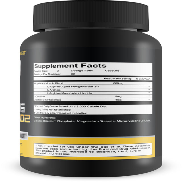 Manplus Maxman N02 - L-Citruline Male Support Formula - Enhanced Male Function - Powerful Muscle Pumps - Increased Blood Flow - Powerful Gym Time and Powerful Bed Time - Take It to the Next Level