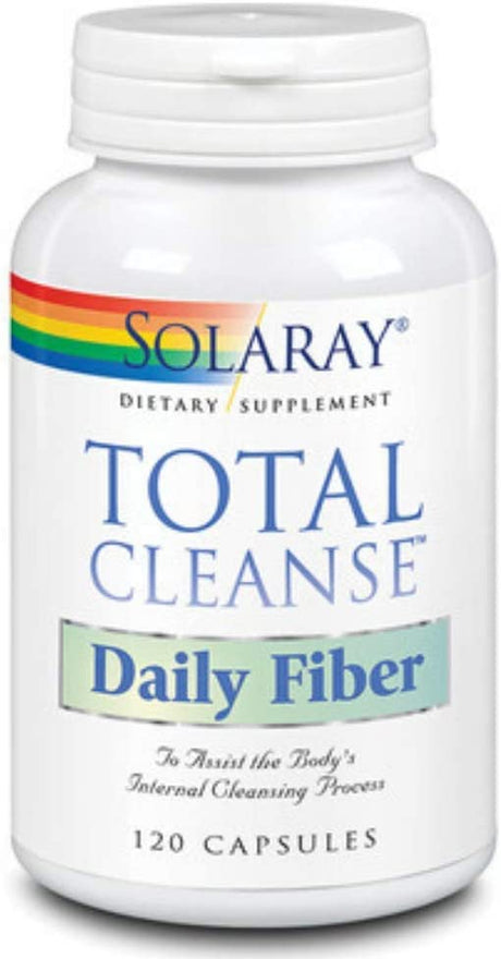 SOLARAY Total Cleanse Daily Fiber, Capsule (Btl-Plastic) | 120Ct