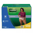 Depend Fit-Flex Underwear for Women Size Medium 88 Ct