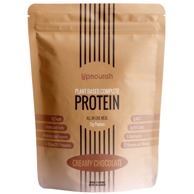 Plant Based Protein Powder Chocolate - Lactose & Dairy Free Protein Powder - Vegan Protein Shake Meal Replacement with Fava, Mung, Rice & Pea Protein, Low Carb, Keto, Sugar & Gluten Free, 21G