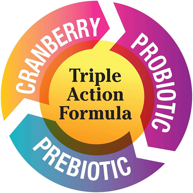 Probiotics with Prebiotics and Cranberry Feminine Health Supplement - 60 Capsules