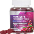 Probiotics for Women + Cranberry - 3 Billion CFU Guaranteed & 6 Vegan Strains for Women'S Vaginal, Digestive, Ph & Immune Health Support, Womens Probiotic Gummy, Shelf Stable, No Gluten - 60 Gummies