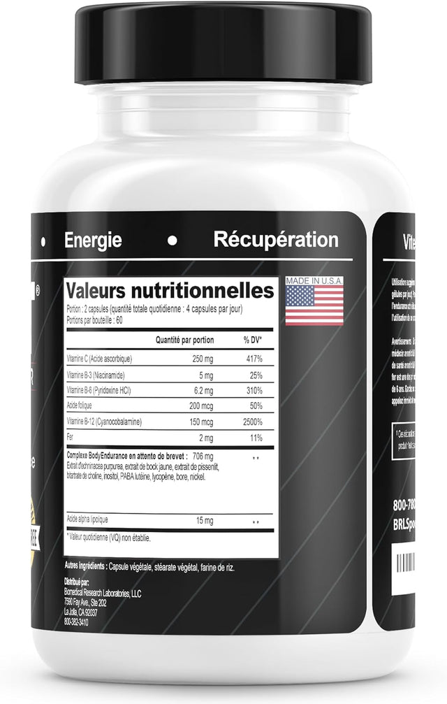 EPO-BOOST Natural Blood Builder Iron Supplement. RBC Support Made in USA with Echinacea & Dandelion Root Helping VO2 Max, Energy, Endurance (1-Pack)