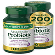 Nature'S Bounty Acidophilus Probiotic Tablets, 100 Ct, 2 Pack