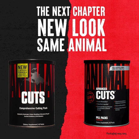 Animal Cuts Thermogenic Fat Burner - Nootropic Weight Loss Management Diet Pills for Men and Women for Focus and Brain Support with Ketones