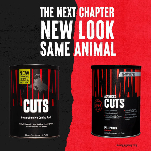 Animal Cuts Thermogenic Fat Burner - Nootropic Weight Loss Management Diet Pills for Men and Women for Focus and Brain Support with Ketones