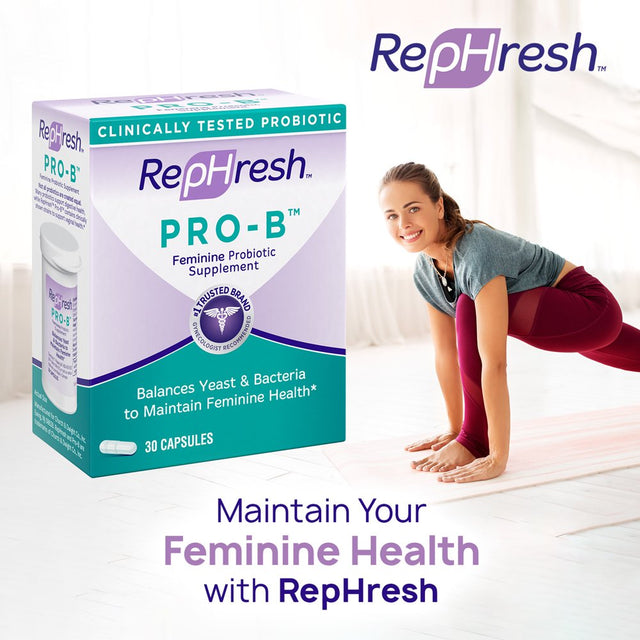 Rephresh Pro-B Probiotic Supplement for Women, 30 Oral Capsules