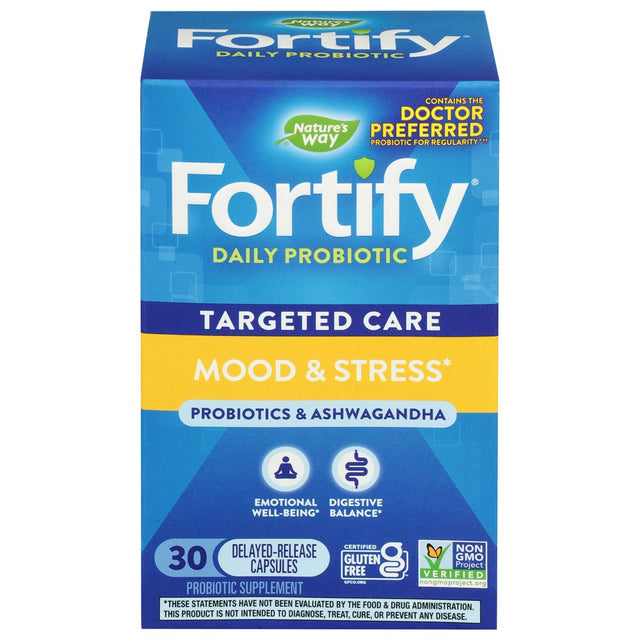 Nature'S Way - Fortify Probiotic Mood Strss - 1 Each - 30 CAP