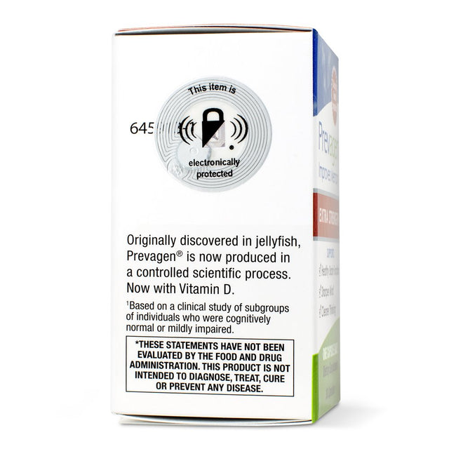 Prevagen Improves Memory - ES 20Mg, 30 Capsules, with Apoaequorin & Vitamin D Brain Supplement for Brain Health, Supports Healthy Brain Function