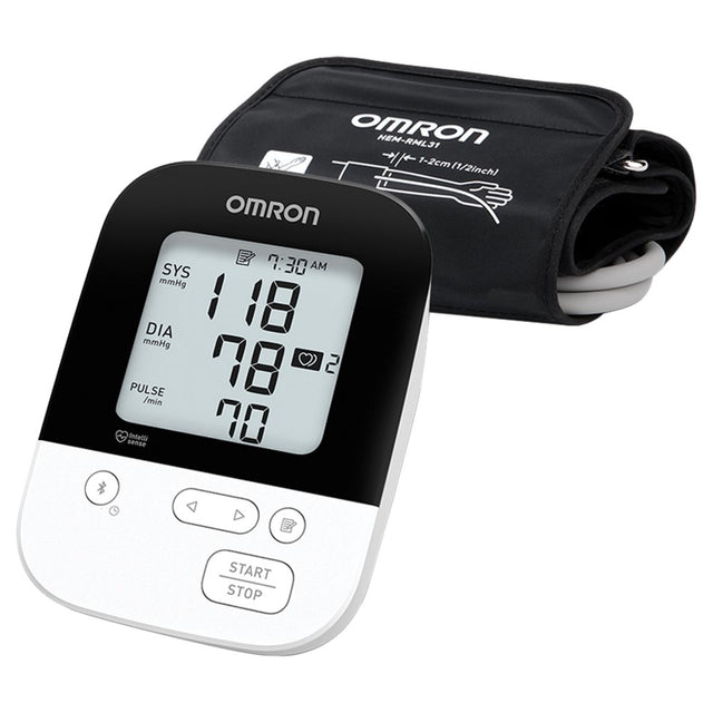 OMRON 5 Series Blood Pressure Monitor (BP7250), Upper Arm Cuff, Digital Bluetooth Blood Pressure Machine, Stores up to 60 Readings for One User