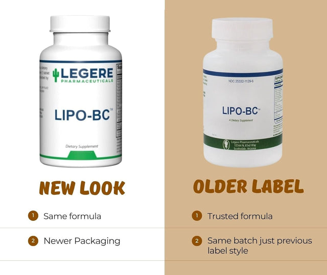 Lipo BC 100 [100 Tablets] Lipotrophic Weight Loss Supplement