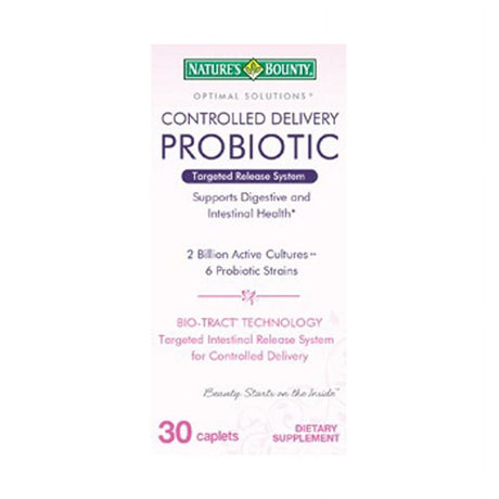 Nature'S Bounty Optimal Solutions Probiotic Caplets, 30 Ct, 6-Pack