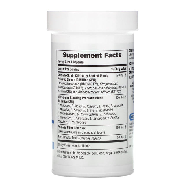 Nature'S plus GI Natural, Probiotic Men, 60 Billion CFU, 30 Capsules