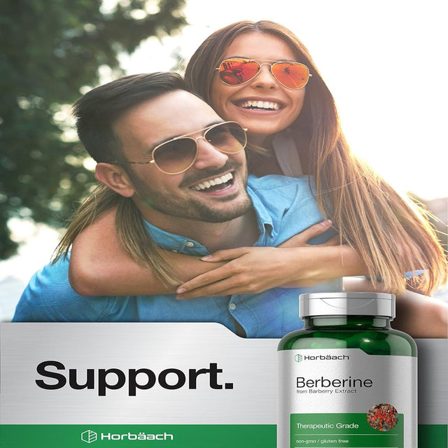Berberine Hcl | 120 Capsules | by Horbaach