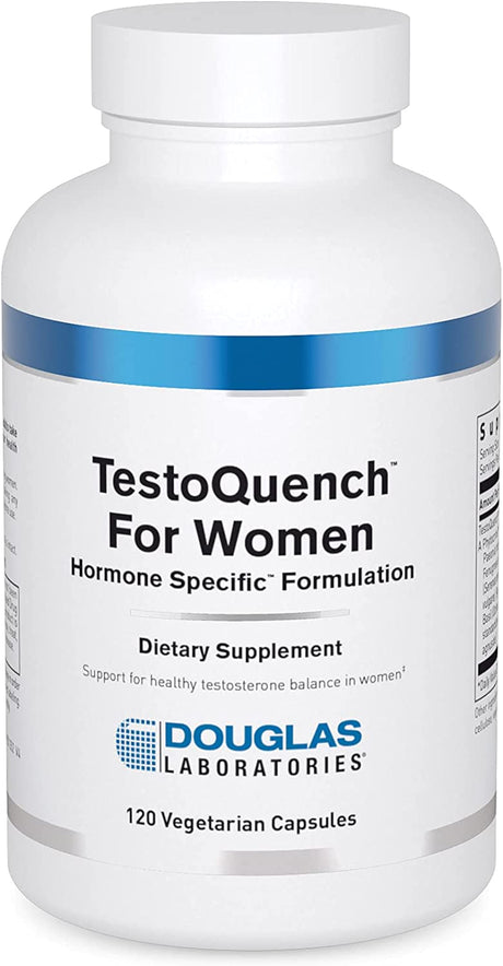 Douglas Laboratories Testoquench for Women | Supports Brain and Immune Function, Memory, Skin, Hair, Heart, and Healthy Blood Lipid Metabolism* | 120 Capsules