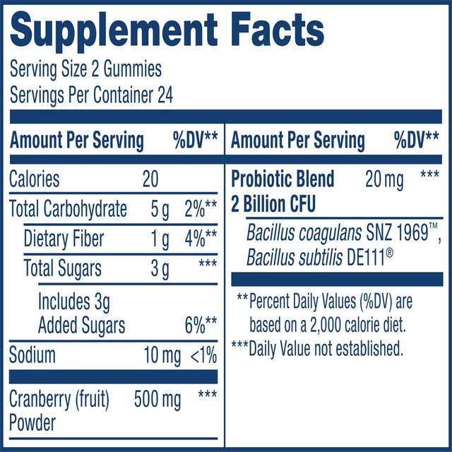 Renew Life Women'S Care Cherry Prebiotic and Probiotic Supplement Gummies, Vegan, 2 Billion CFU, 48 Gummies