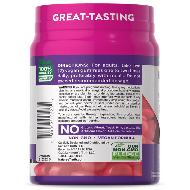 Probiotics for Women | 5 Billion Active Cultures | 40 Vegetarian Capsules | with Cranberry | Non-Gmo, Gluten Free | by Natures Truth