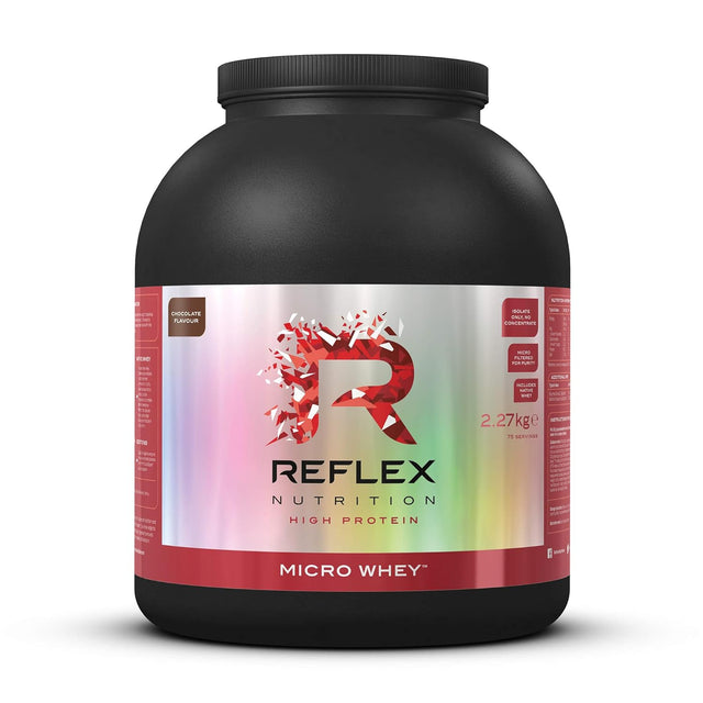 Reflex Nutrition Micro Whey 2.27Kg/5Lb Chocolate Whey Protein Isolate Supplement