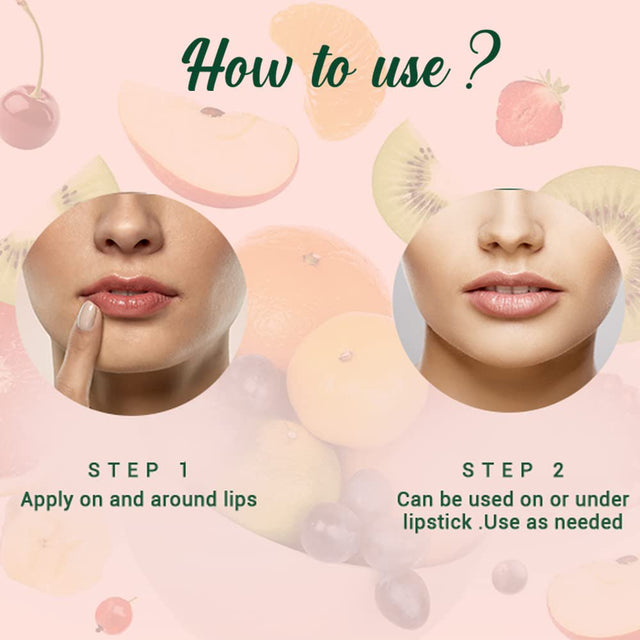 Fruit Whitening/Brightening Lip Balm | Hydrated and Nourishing Lips| Lighter Lips | Lip Tone | De-Pigmentation Balm| 12G