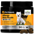 Pet Honesty Dog Allergy Skin Health Max Strength Soft Chews, Duck, 90 Ct