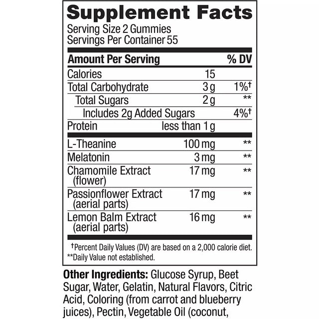 Olly Restful Sleep 110 Count .