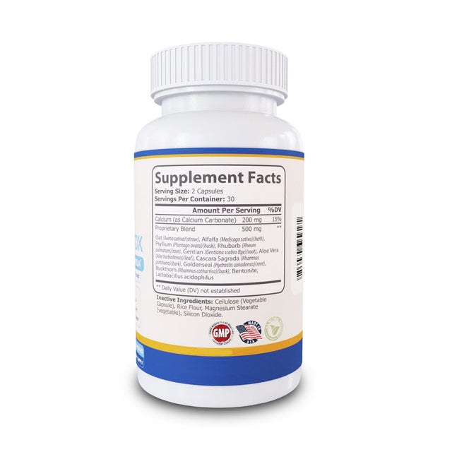 Natural Colon Cleanser & Detox Formula, Supports Health Bowel Movements, Weight Loss, Reduce Bloating & Boost Energy. Powerful Cleanse with Probiotics and Fiber, 60 Count