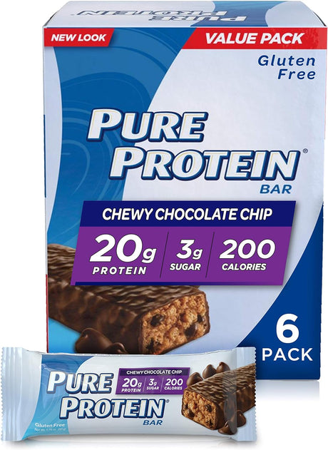 Pure Protein® Chewy Chocolate Chip, 50 Gram, 6 Count Multipack