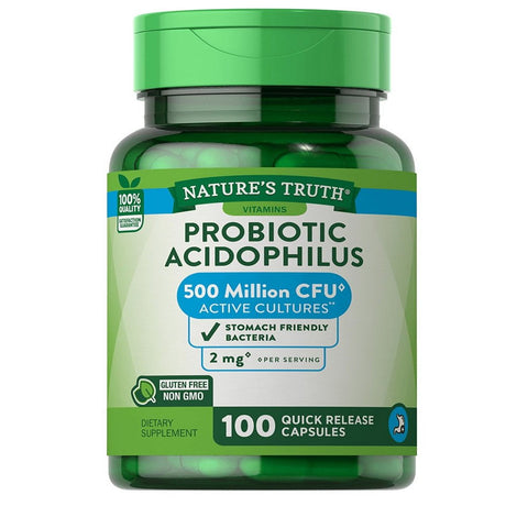 Nature'S Truth Probiotic Acidophilus 500 Million, 100 Ct